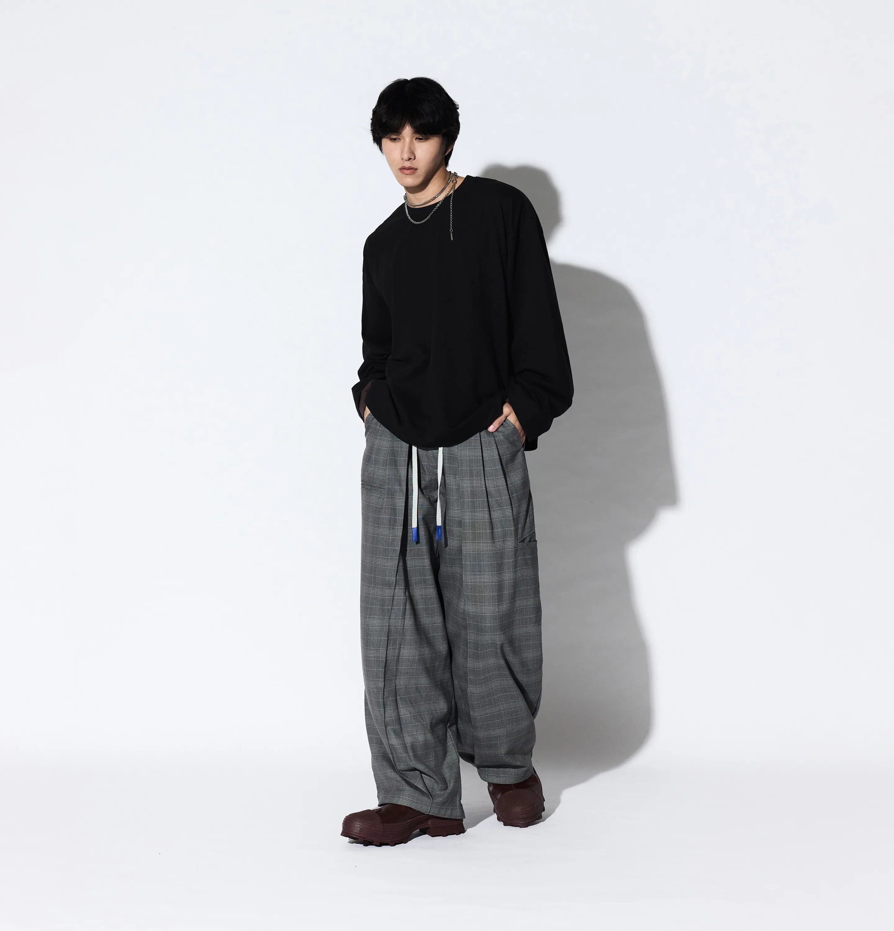 MELSIGN 圖像 長袖TEE 黑/白/灰 25 A/W Layered Process L/S Tee