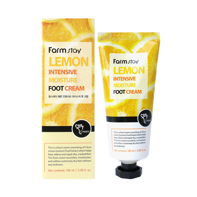 (預購商品) 韓國Farmstay 檸檬深層保濕護足霜-100ml