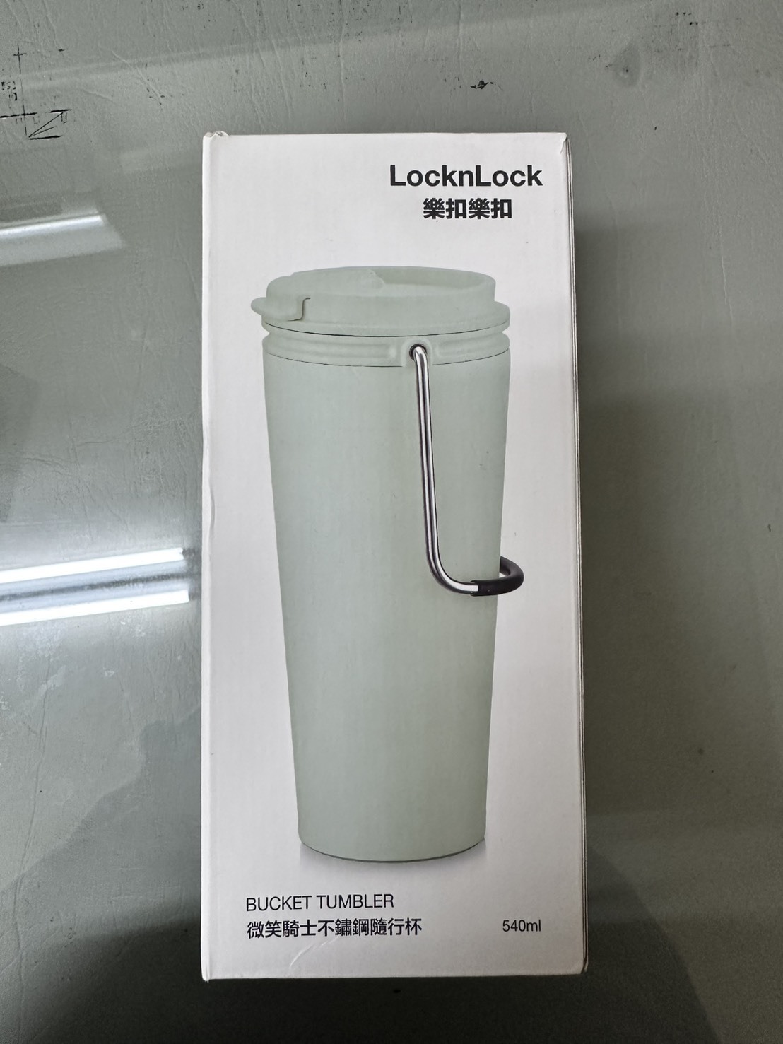 台北院｜LOCK & LOCK 樂扣樂扣 微笑騎士韓國304不銹鋼隨行杯-540ml
