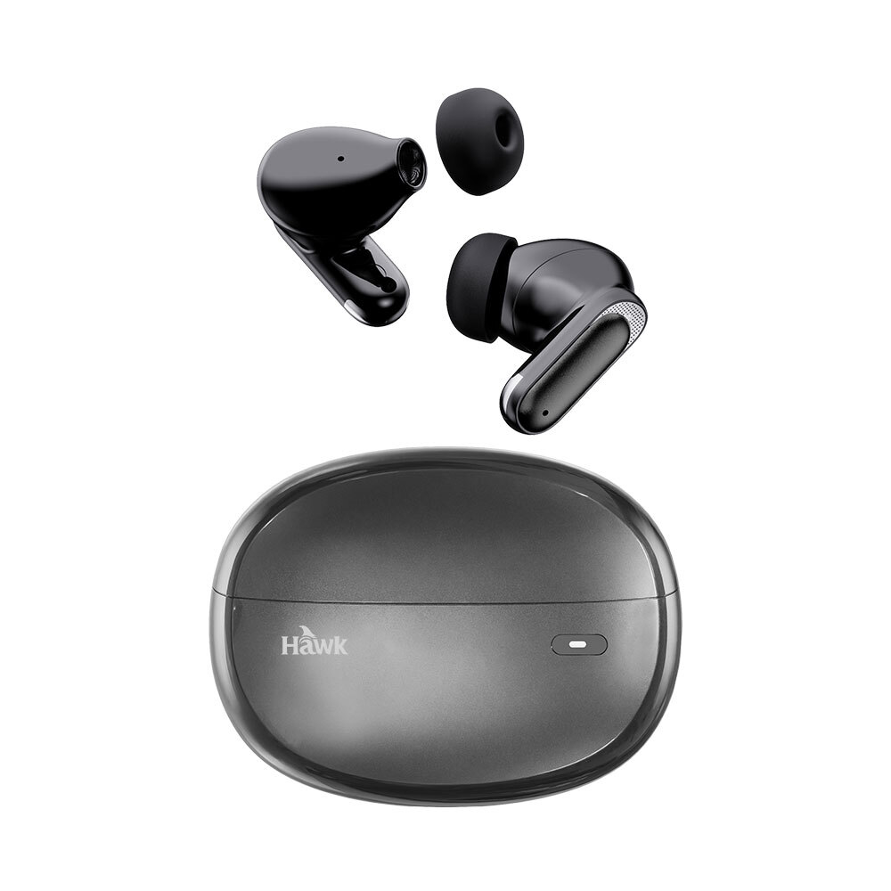 Hawk W10 入耳/半入耳可調式短柄藍牙耳機 (降噪)