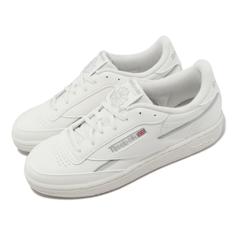 【下殺↘ $990】Reebok 休閒鞋 Club C 85 白 灰 復古 麂皮 小白鞋 女鞋男段 100033093