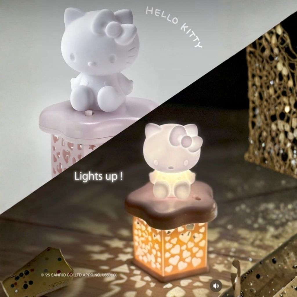 Hello Kitty Sanrio|LED氣氛小夜燈飾物 擺件(平行進口)