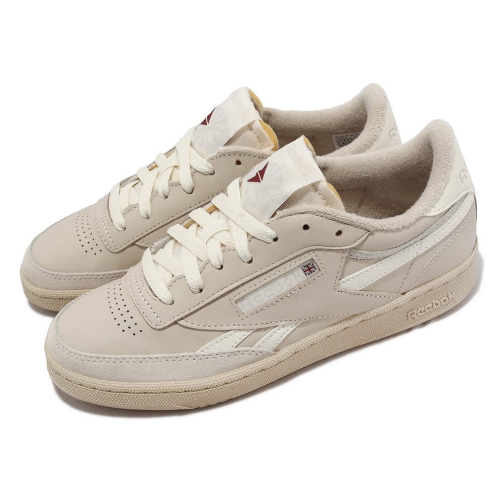【下殺↘ $990】Reebok 休閒鞋 Club C Revenge Vintage 奶茶 米白 女鞋男段 100033095