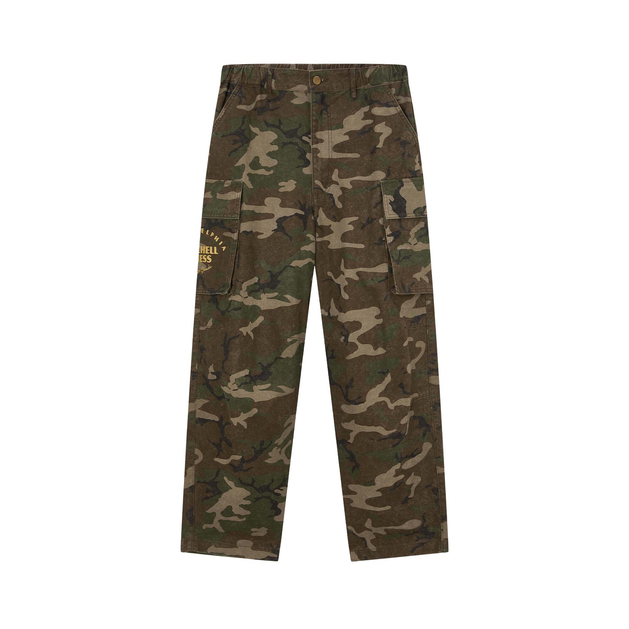 Mitchell & Ness M&N BRANDED CAMO PANTS 迷彩 寬鬆 街頭 長褲【MN25BPA02K】
