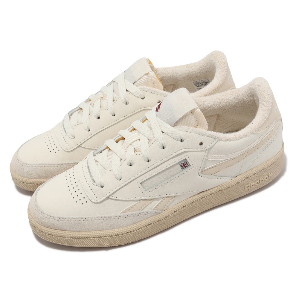 【下殺↘ $990】Reebok 休閒鞋 Club C Revenge Vintage 米白 女鞋男段 100033096