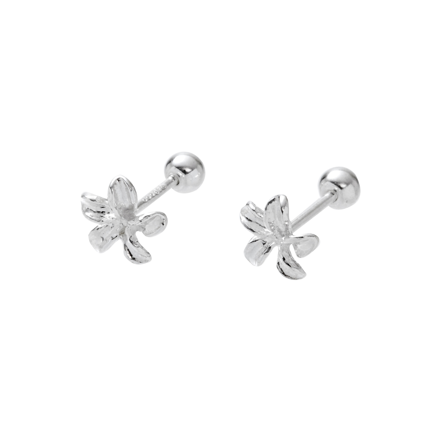 平價飾品,純銀,花,耳環