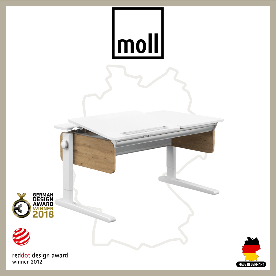 Moll Champion Left Up - 121cm W/ Drawer