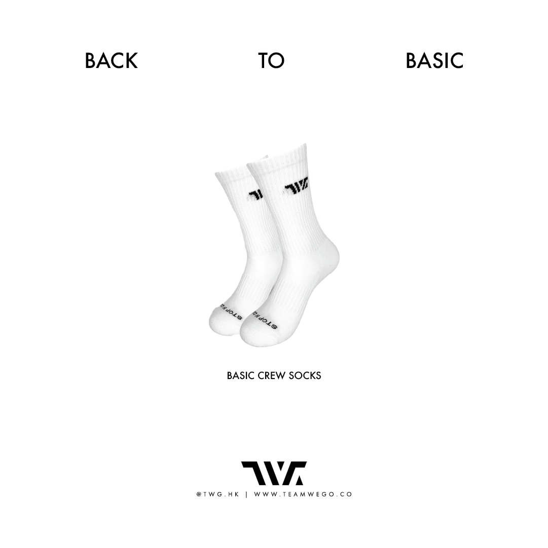 TeamWeGo Basic 中筒運動襪