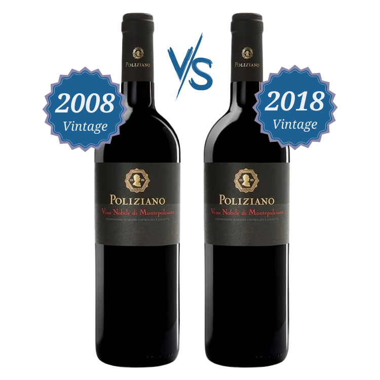 Poliziano Vino Nobile Montepulciano DOCG 2008 & 2018