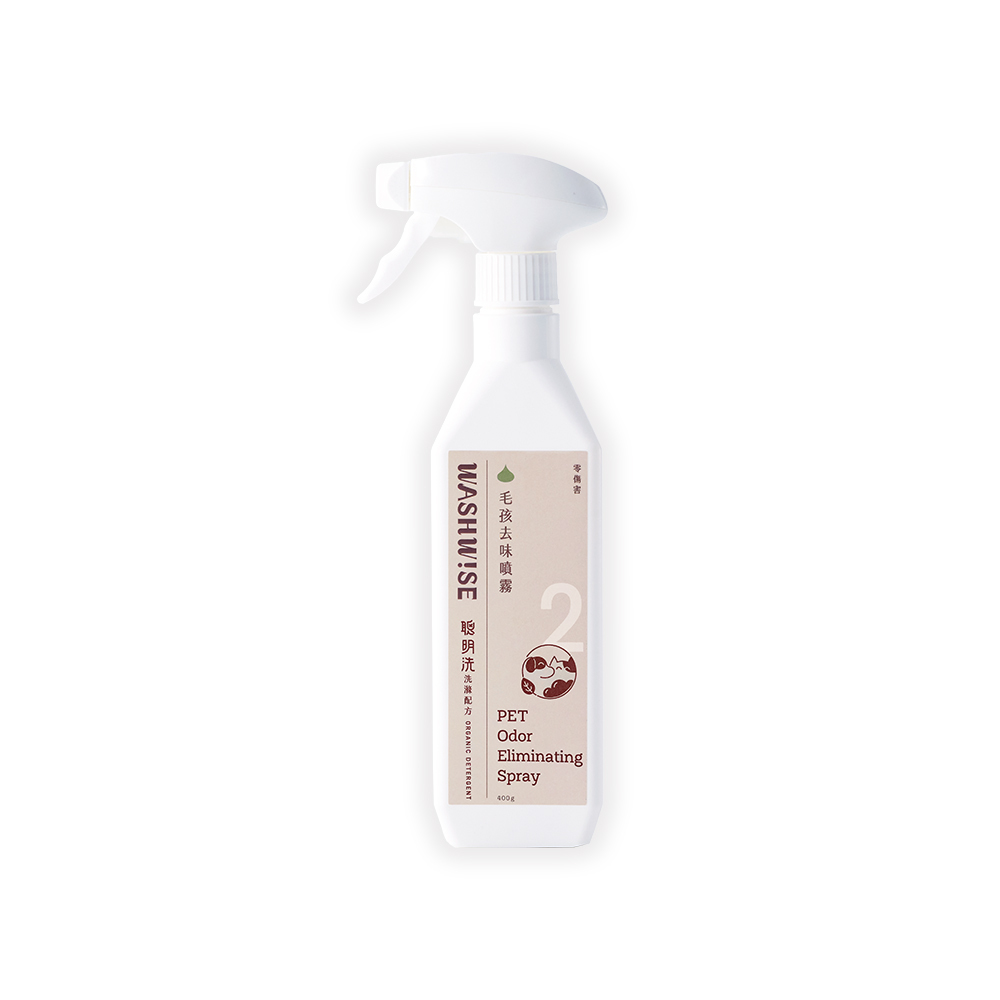 WASHWISE 聰明洗 毛孩去味噴霧 400ml