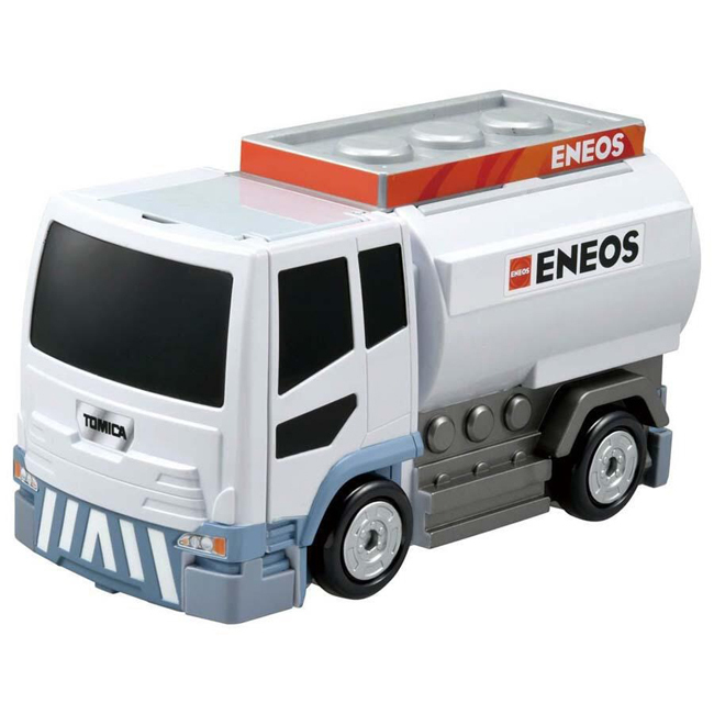 TOM-ASA Tomica World-Transform Tank Truck Gas Station Asia