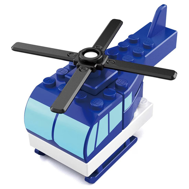 TOM-CST Tomica & Plarail Block Helicopter 25