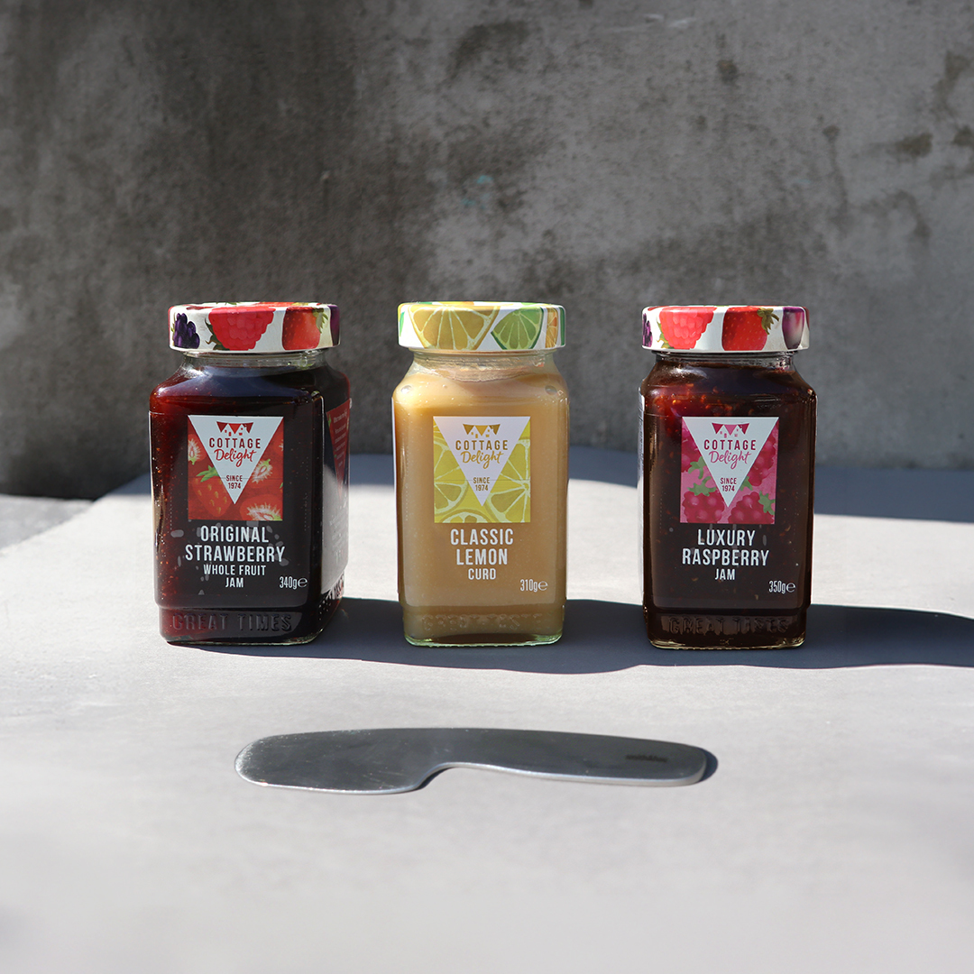 經典配角組_不鏽鋼抹刀x經典果醬三選一