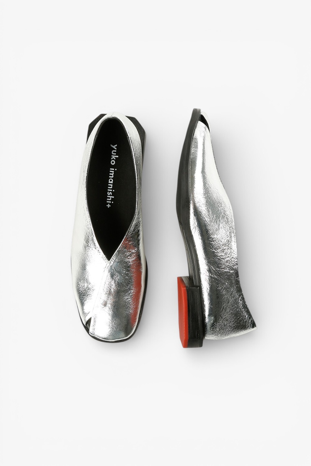 JURI 真皮設計低跟鞋