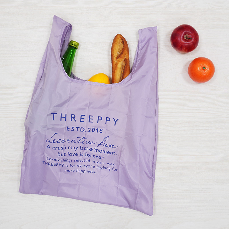 TP 折疊式購物袋/紫