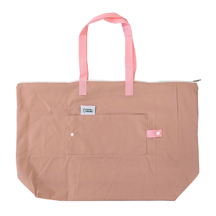 TP 折疊式購物袋/粉