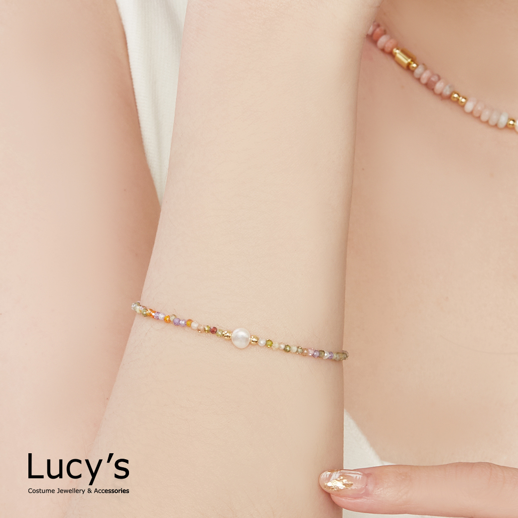 彩糖珍珠 手鍊 (128638)