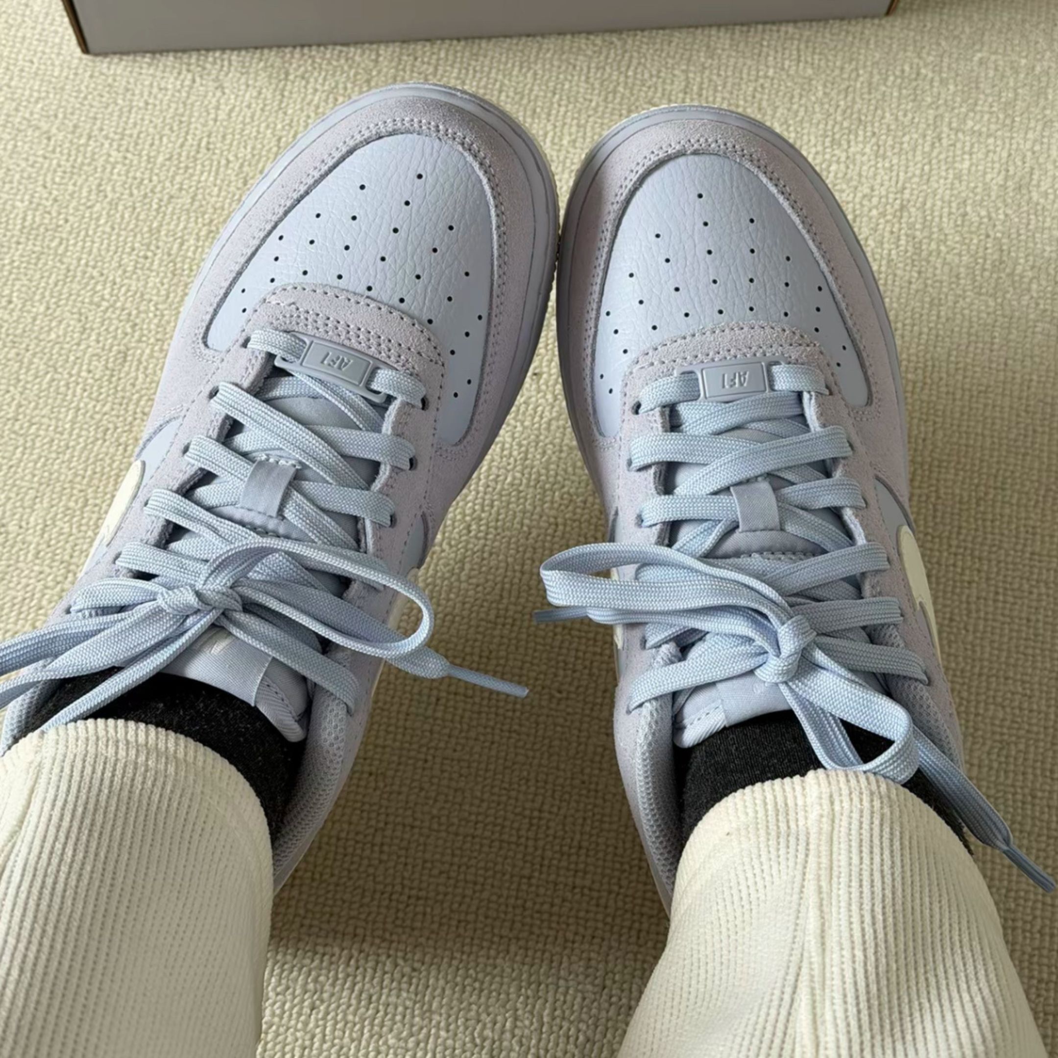 NICEDAY 代購 Nike Air Force 1 紫羅蘭 紫色 淺紫 泡泡 芋頭 奶油底 HV4760-002