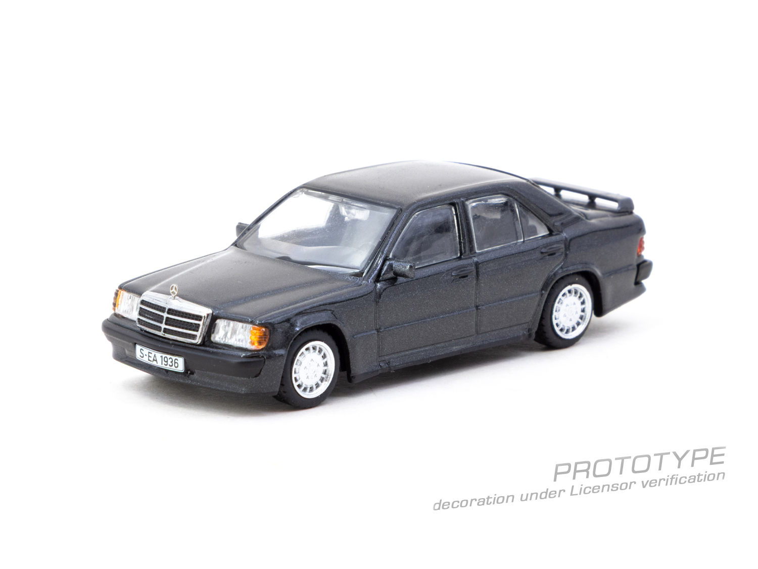 Tarmac Works Mercedes-Benz 190 E 2.3-16 藍黑金屬色