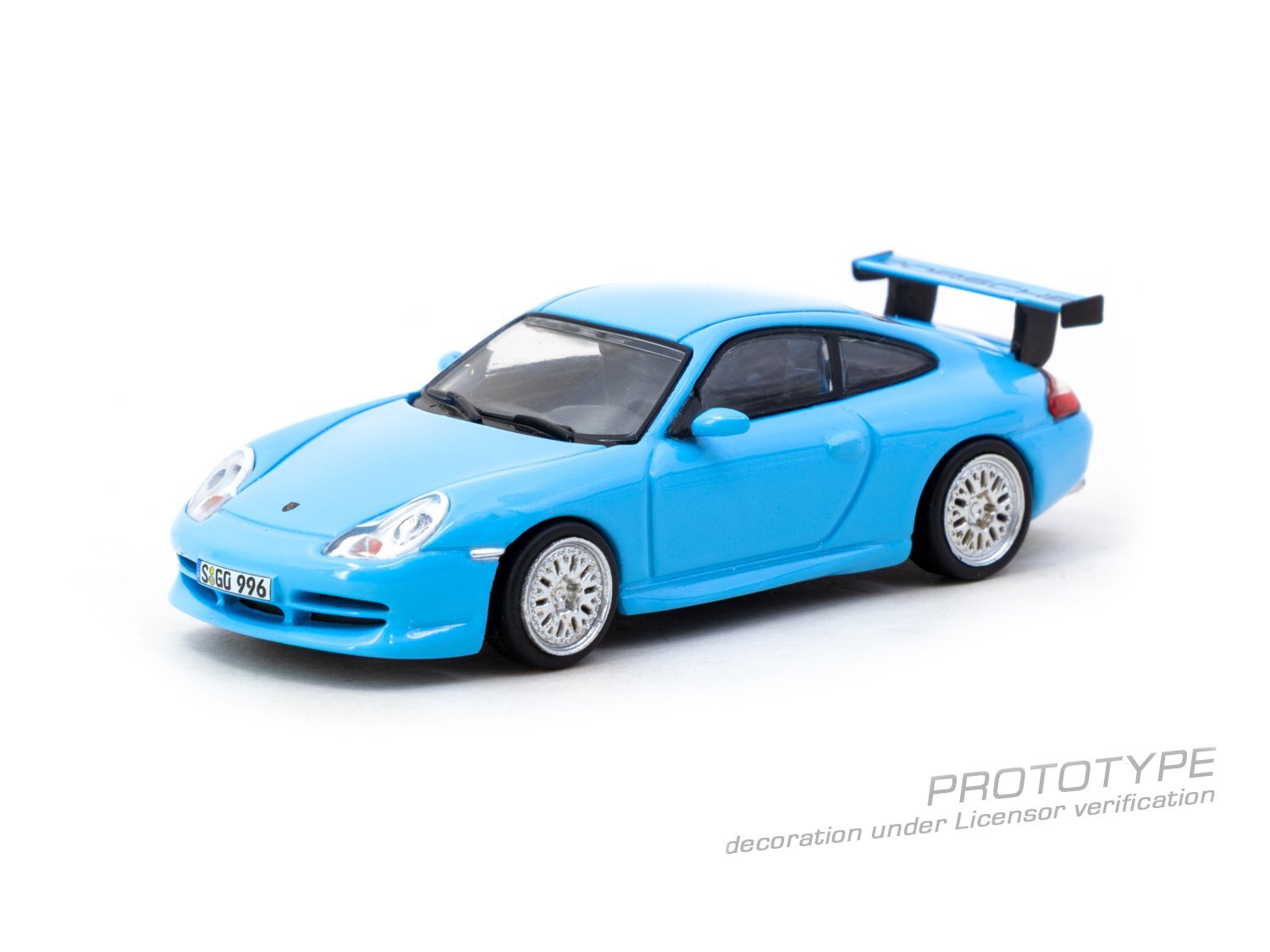 Tarmac Works Porsche 911 GT3 (type 996) 淺藍色