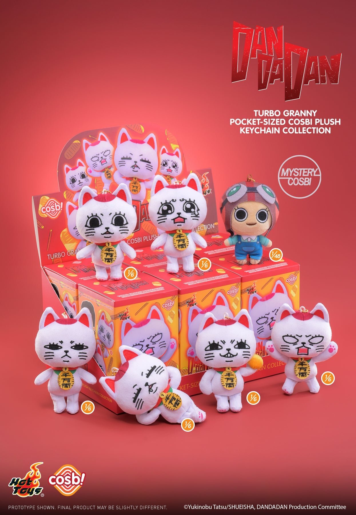 Hot Toys 高速婆婆 Pocket-sized Cosbi 毛公仔匙扣系列（全套6款）