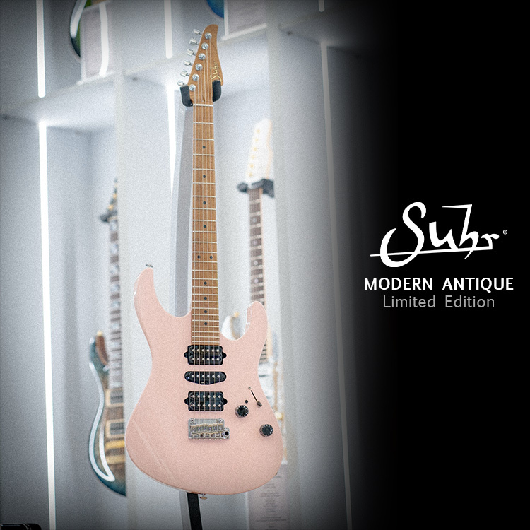 限定款 Suhr MODERN ANTIQUE Limited Edition Shell Pink 電吉他