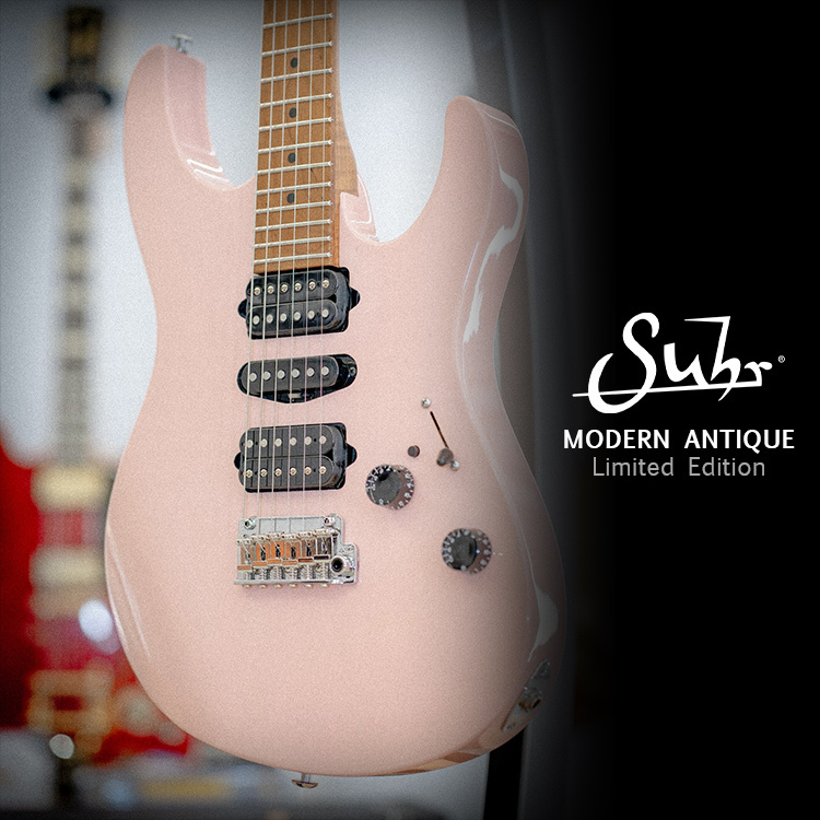 限定款 Suhr MODERN ANTIQUE Limited Edition Shell Pink 電吉他