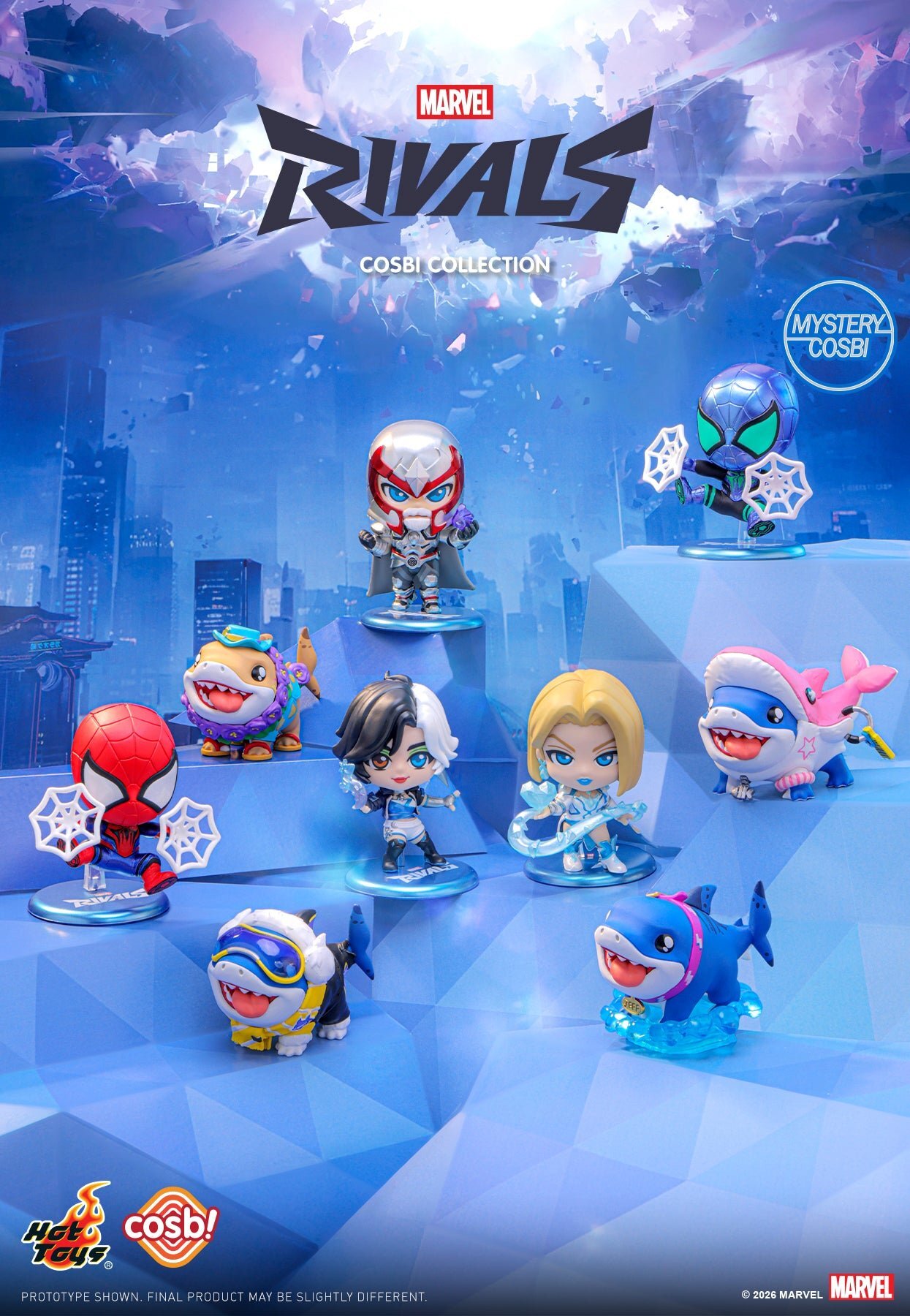 Hot Toys Marvel Rivals Cosbi 公仔系列（全套8款）