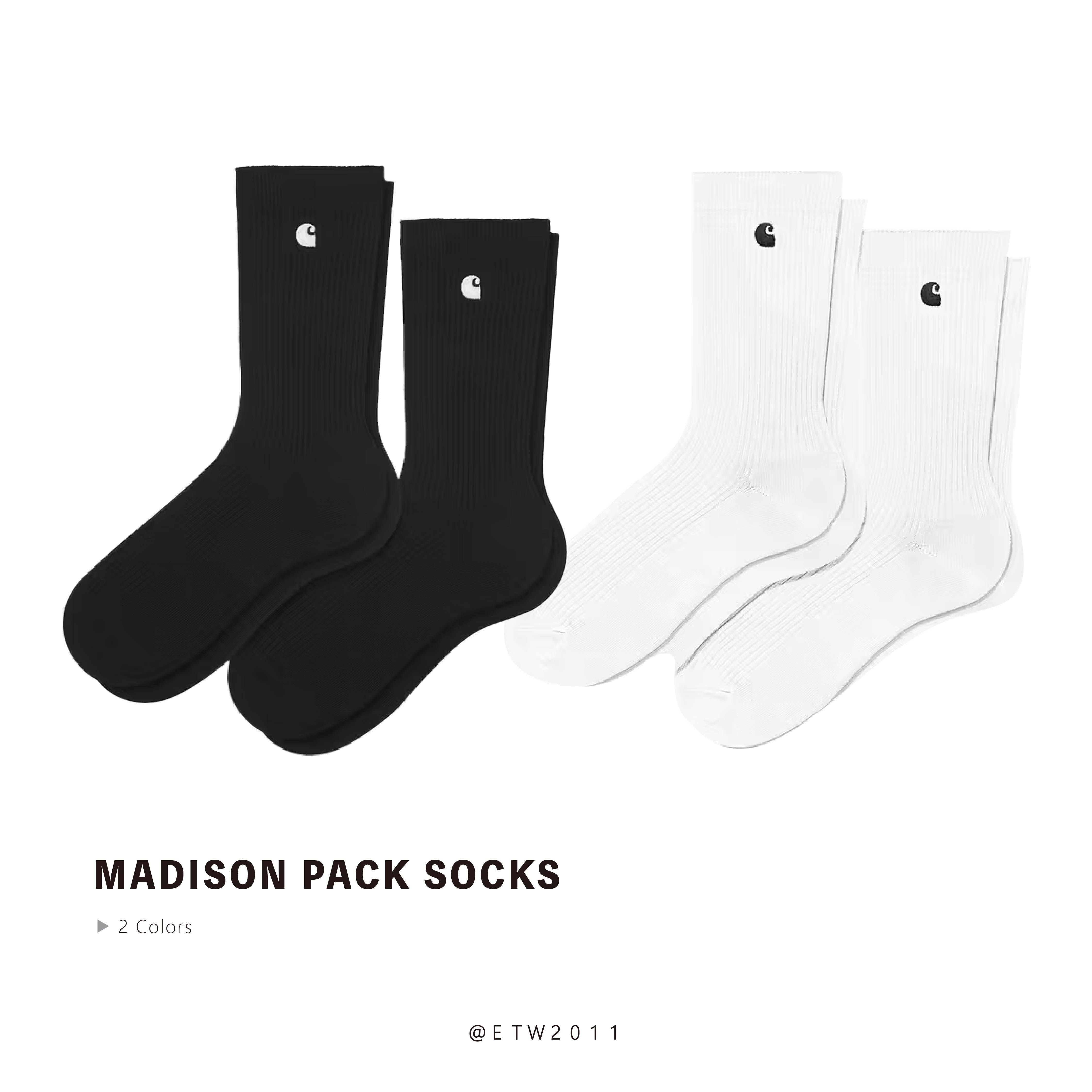 ☆ETW☆【EASY TO WEAR】CARHARTT WIP Madison Pack Socks 卡哈 歐版 襪子 配件