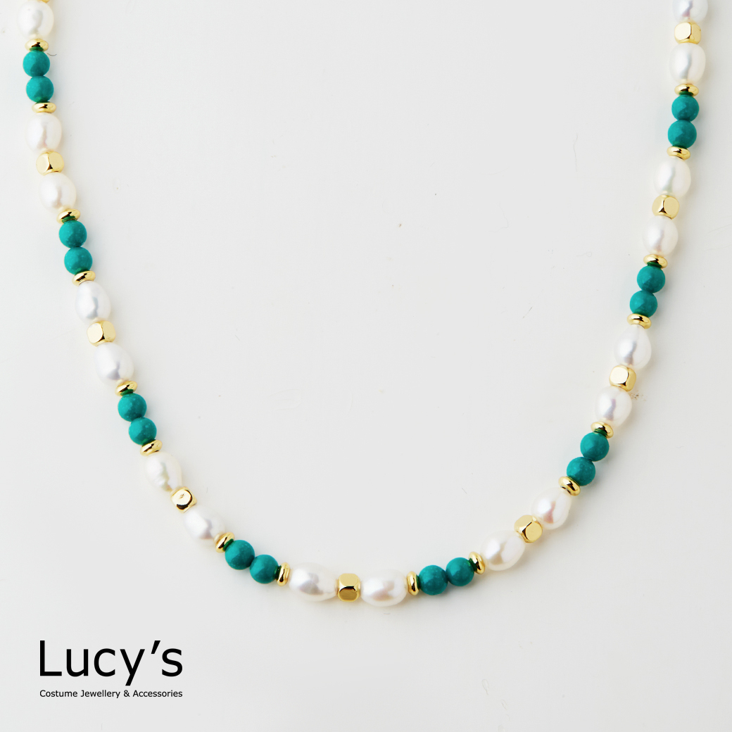 靜綠珍光 項鍊 (128422)