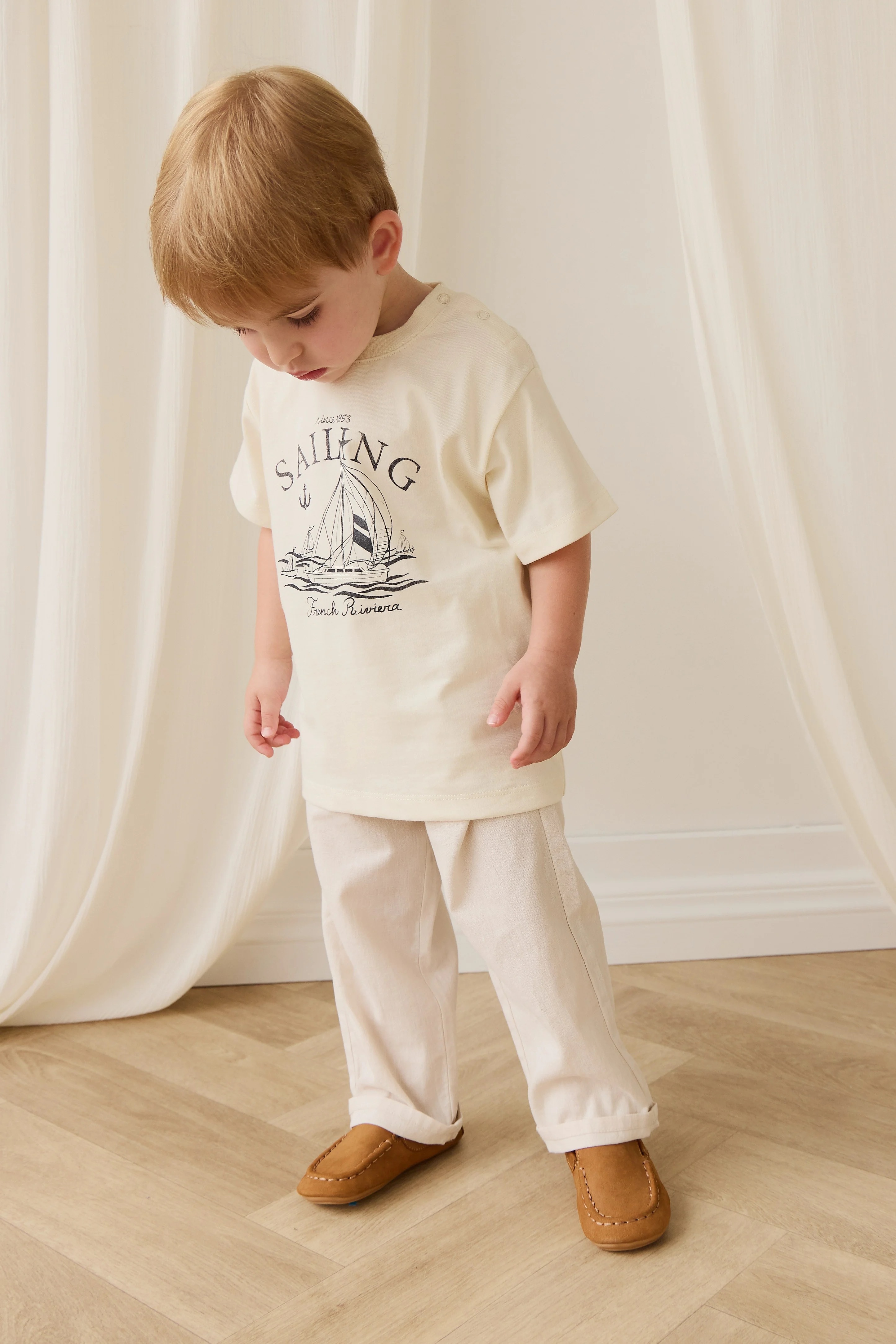 【預購】JAMIE KAY -Ali Linen/Cotton Pant（ Natural）