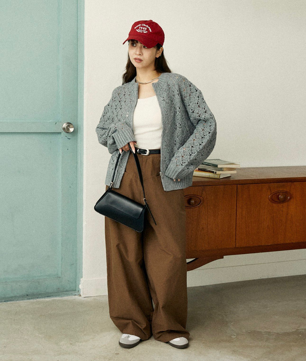 【預購】JN021205 PUBLUX 拉鍊式針織薄外套