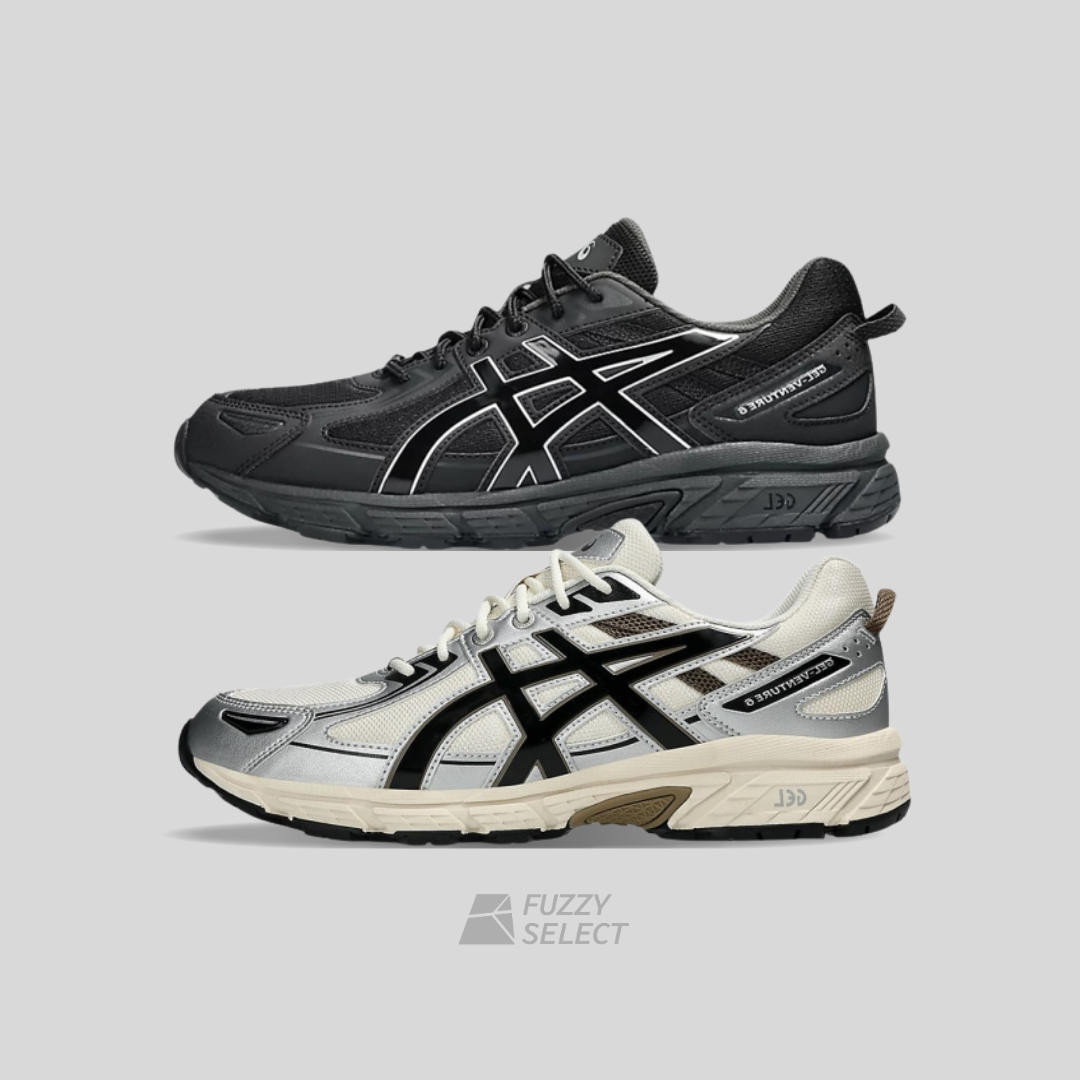 【逢甲 FUZZY】Asics GEL-VENTURE 6 黑銀 1203A297-002 米銀黑 1203A631-100