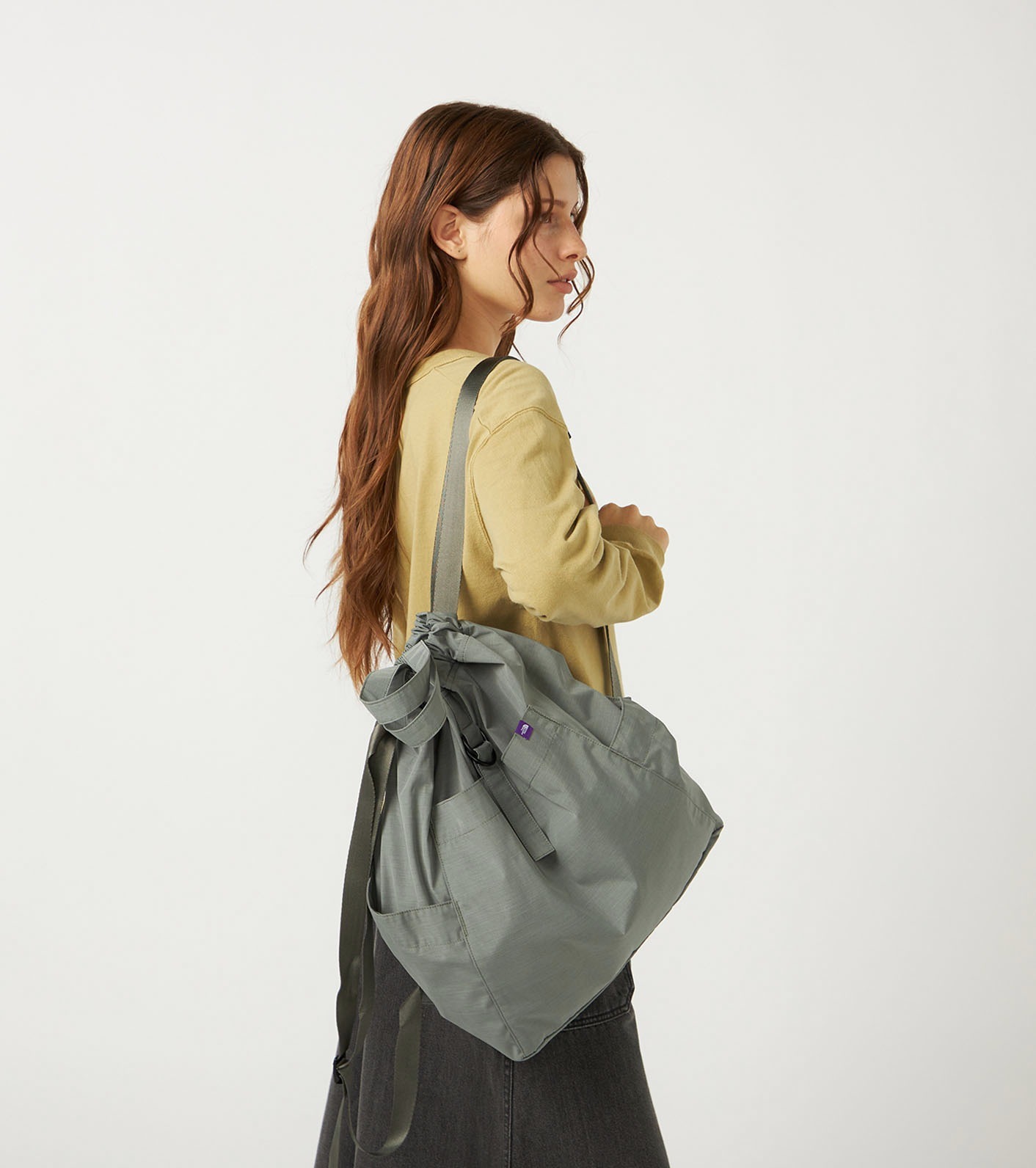 預購┃日本 TNF 紫標 Mountain Wind Day Pack 束口 手提 後背包