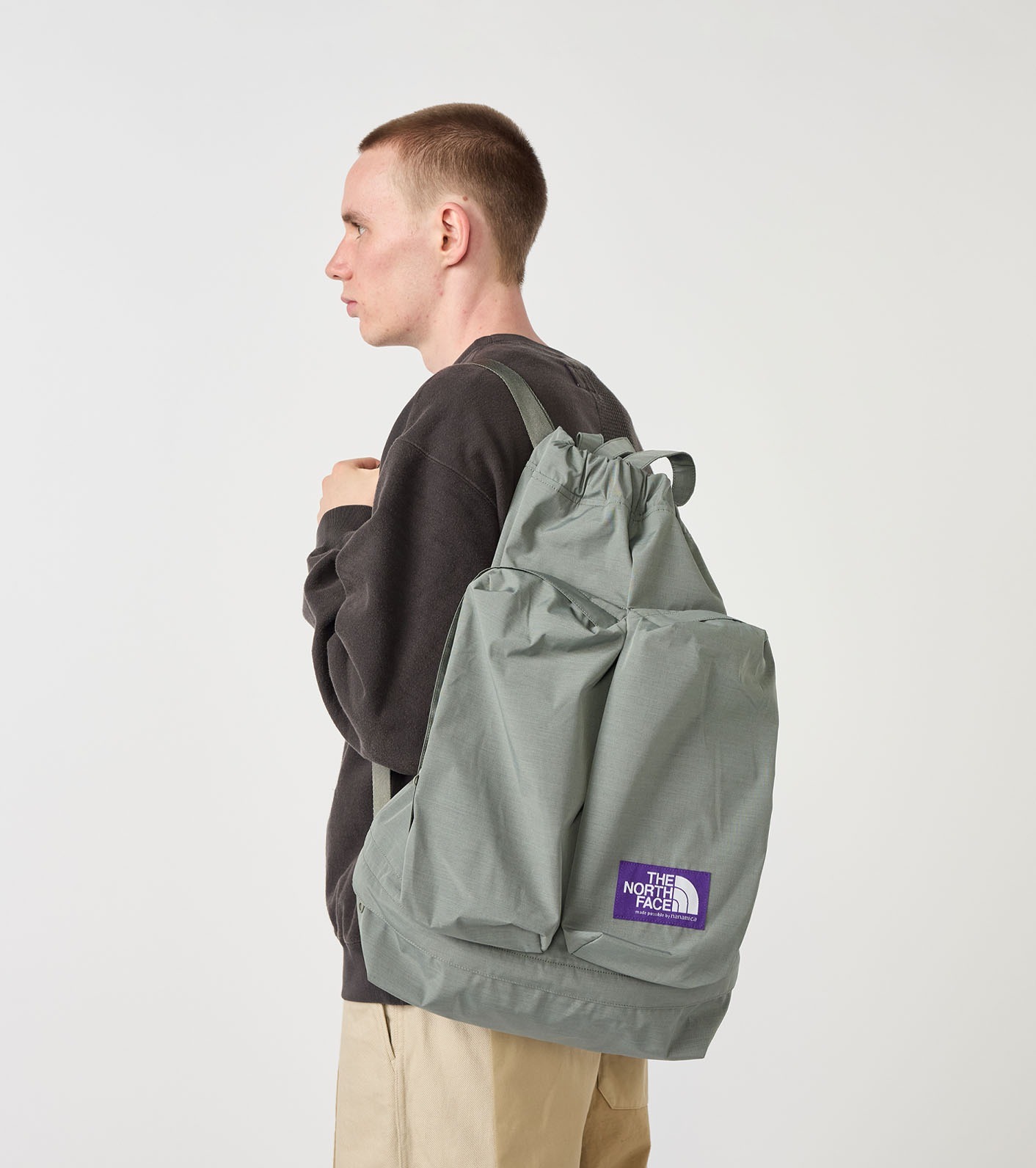 預購┃日本 TNF 紫標 Mountain Wind Backpack 34L 束口包 後背包