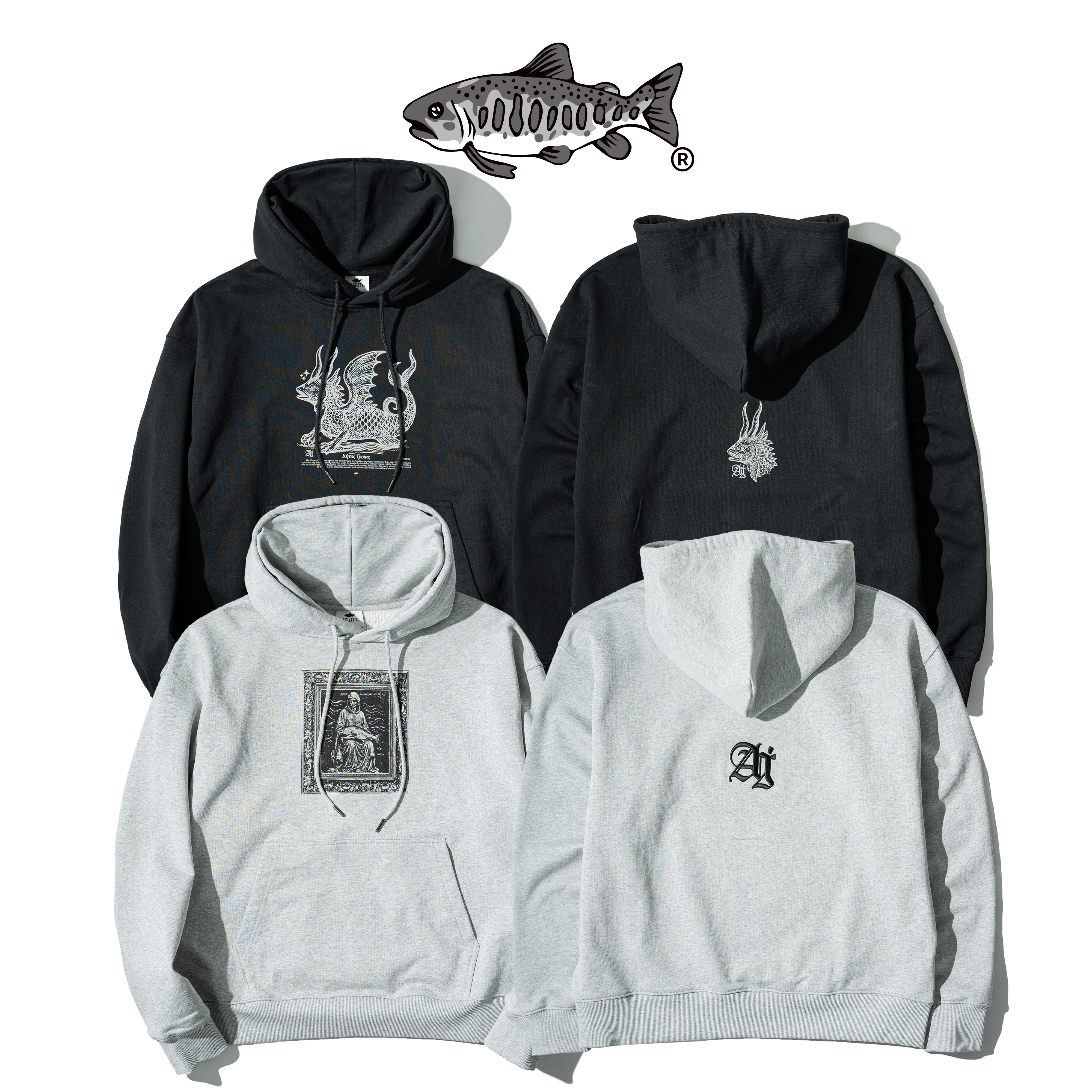 AGILITY Heavyweight Hoodie / Gallery of Art 藝術畫廊 帽Tee [H3-TAGA]