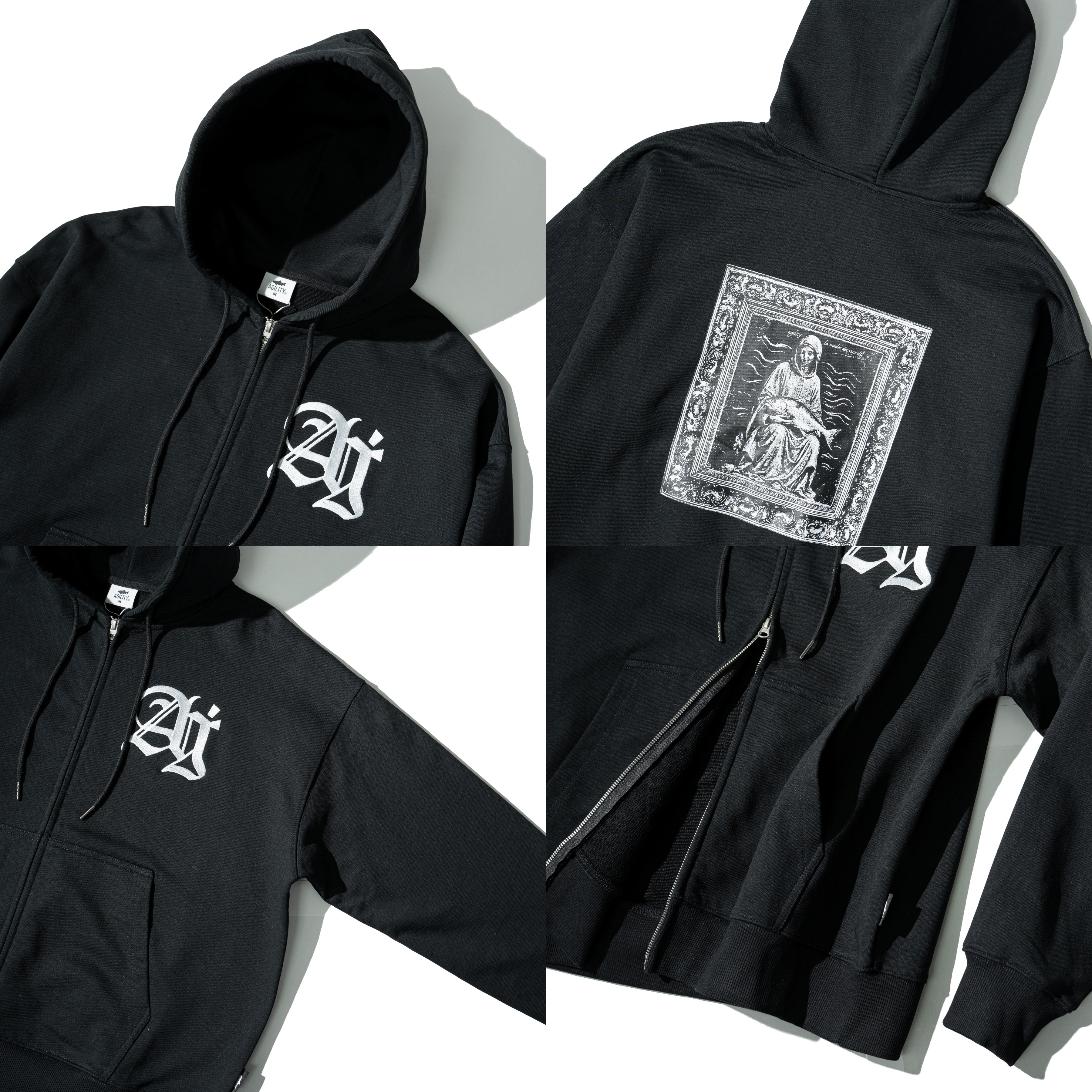 AGILITY Zip Hoodie Jacket / Gallery of Art 藝術畫廊 連帽外套 [H3-TAGA]