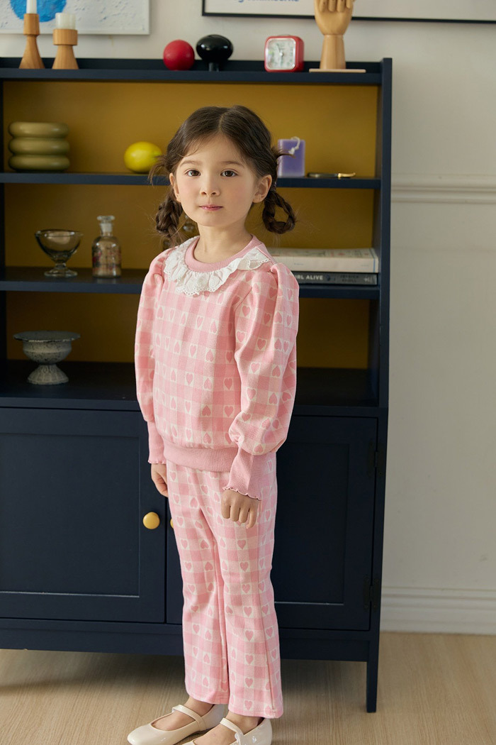 正韓春bbb 兩色甜美米白領套裝