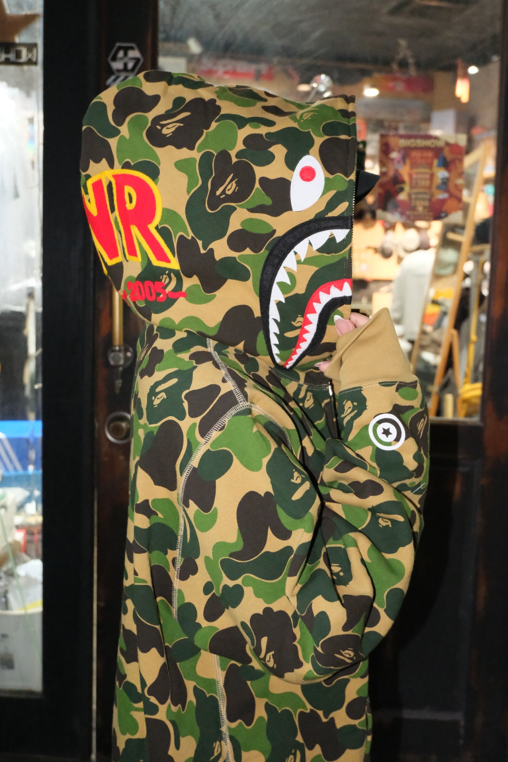 Bape Abc Camo 2nd Shark Full Zip Hoodie ponr 迷彩 鯊魚外套 1M30115008