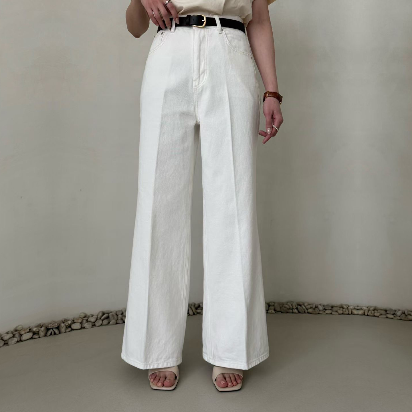 長腿女子挺版小喇叭牛仔褲-S-L / 3色