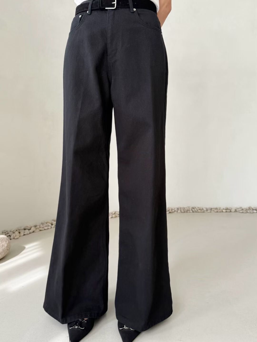 長腿女子挺版小喇叭牛仔褲-S-L / 3色