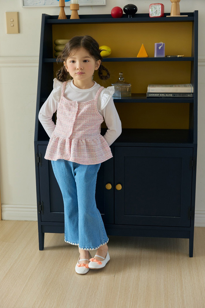 正韓春bbb 兩色雲朵感背心