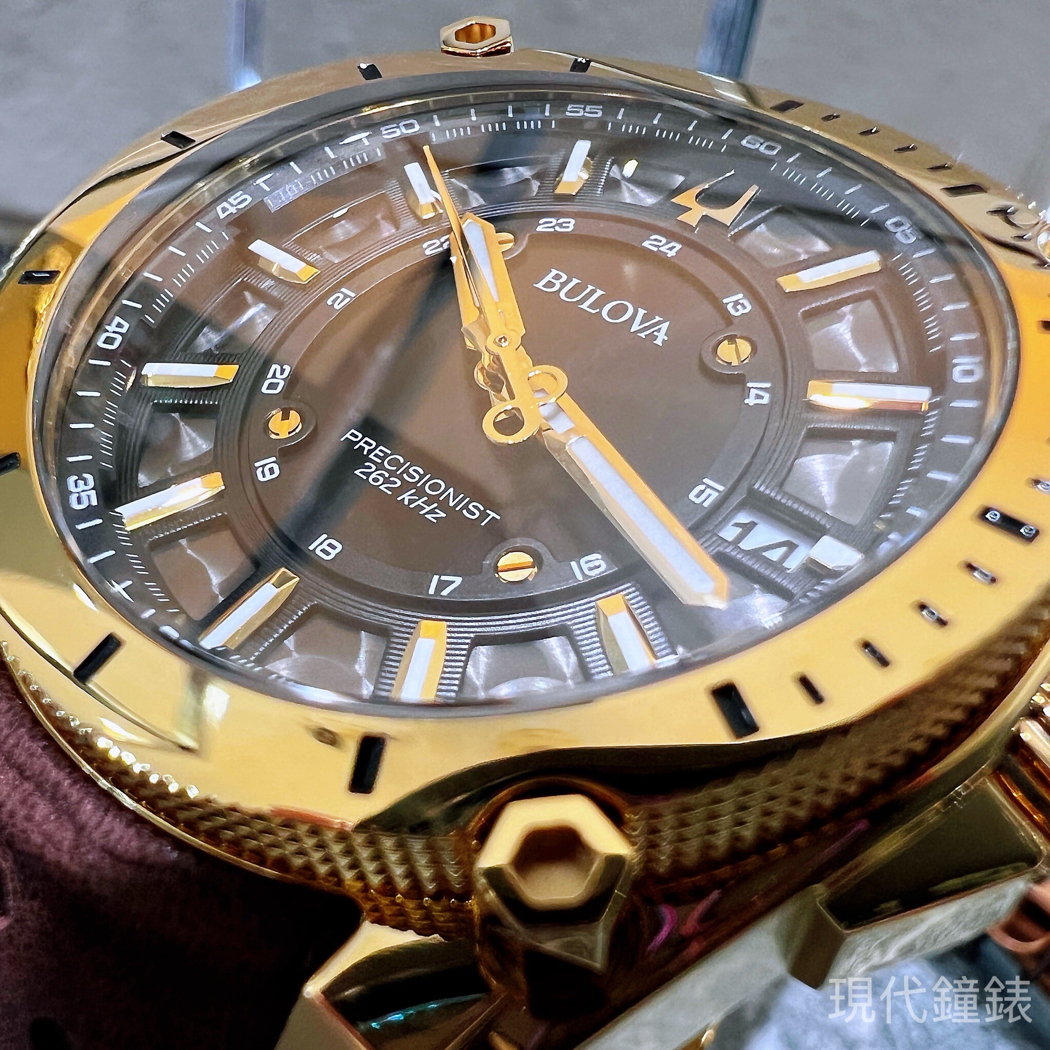 【BULOVA 寶路華】Precisionist系列 滑動式秒針腕錶97B216 40mm 現代鐘錶