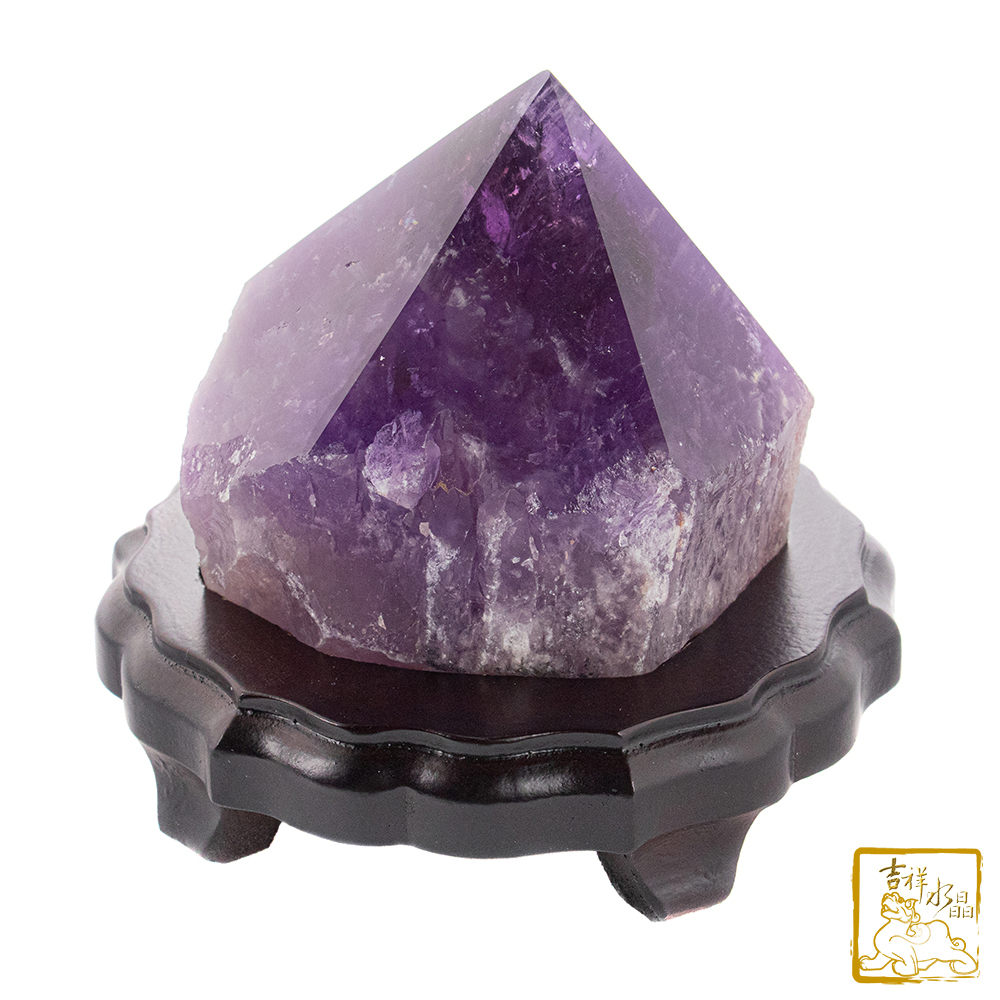 玻利維亞紫水晶柱 10.2cm 文昌鼎盛