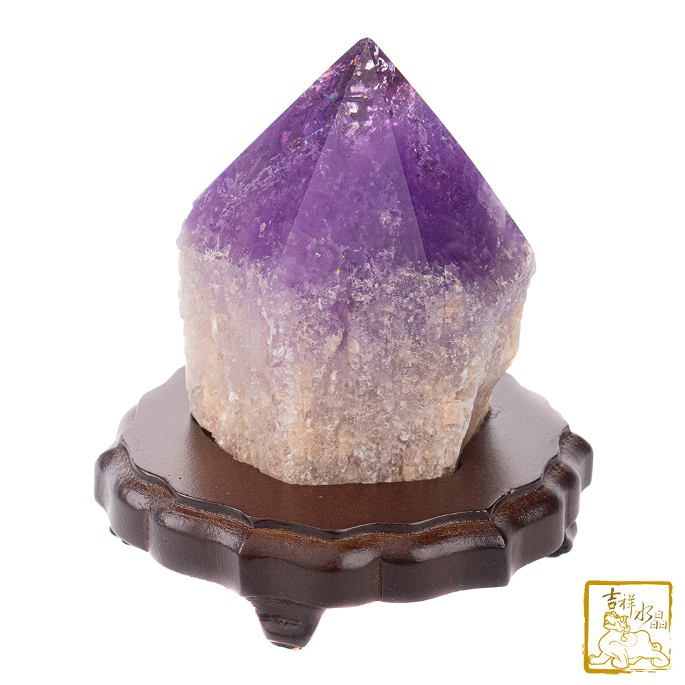玻利維亞紫水晶柱 11.8cm 文昌鼎盛