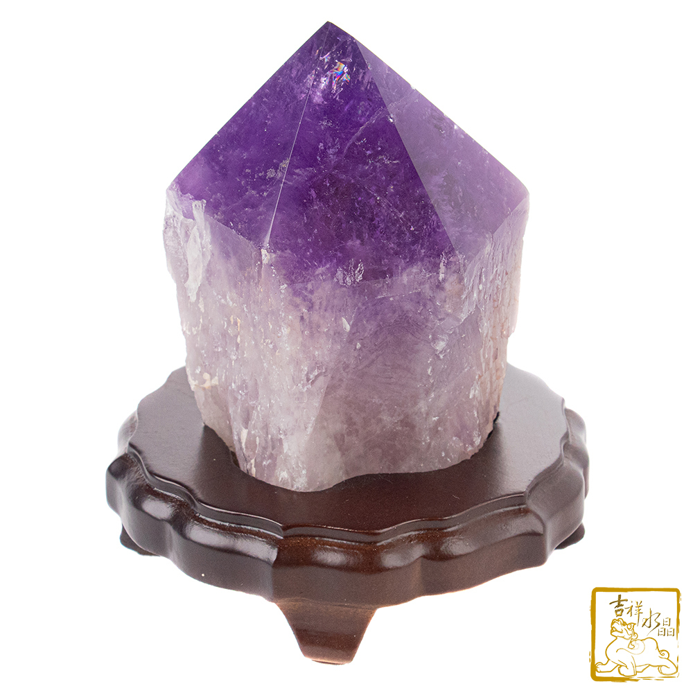 玻利維亞紫水晶柱 12.3cm 文昌鼎盛