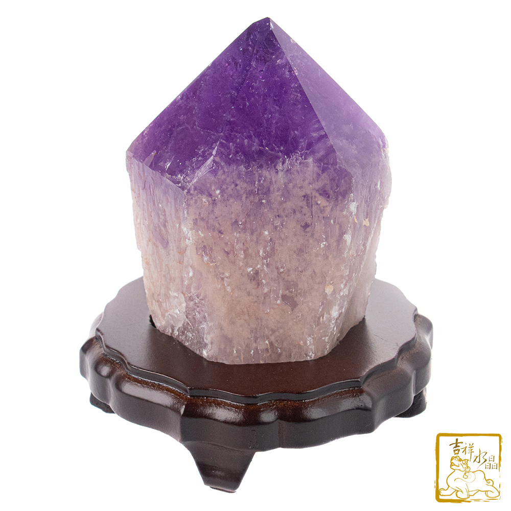 玻利維亞紫水晶柱12.3cm 文昌鼎盛【吉祥水晶專賣店】