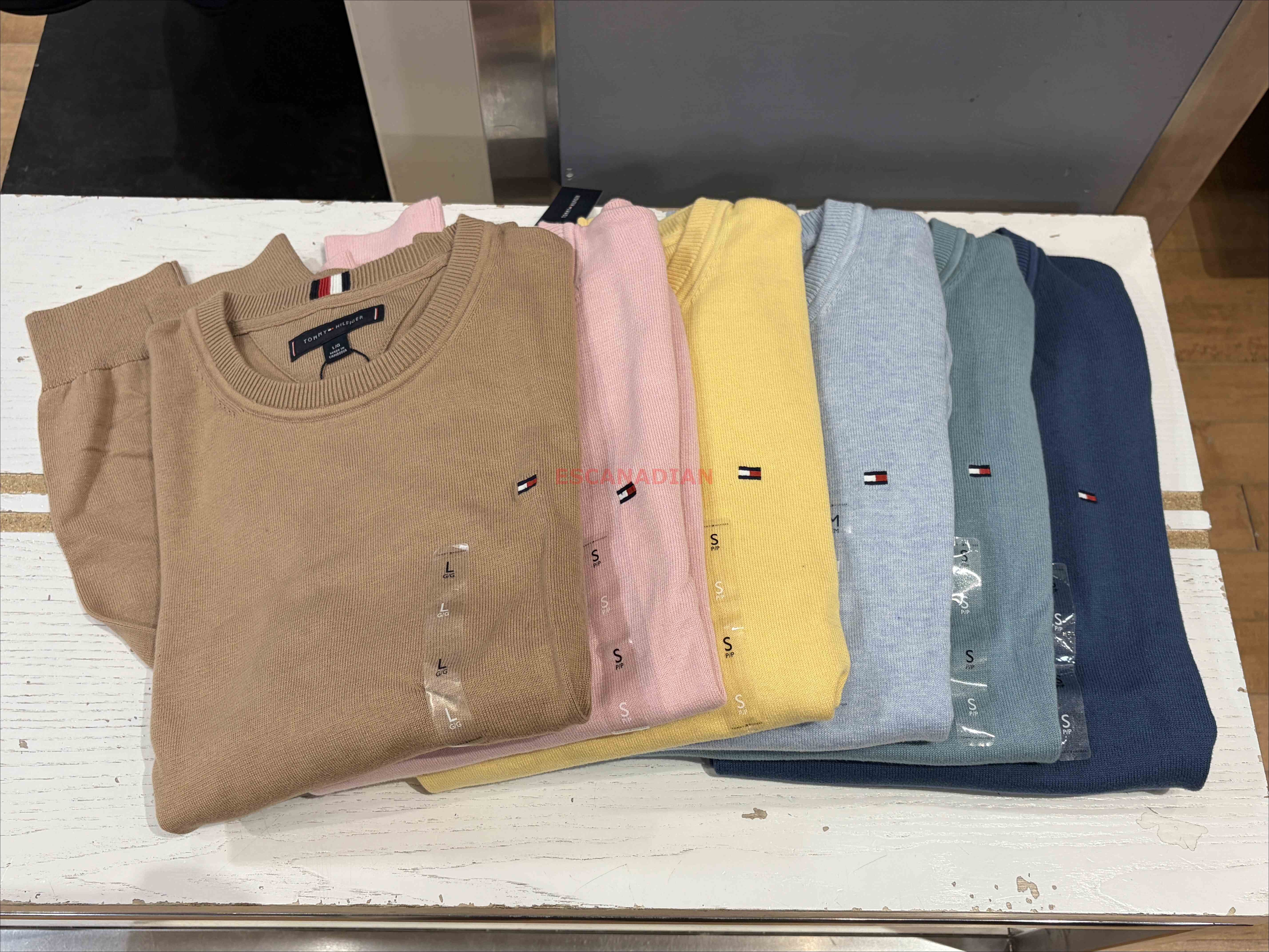 TOMMY 男大人 經典款 圓領 小LOGO 針織毛衣 (10色)