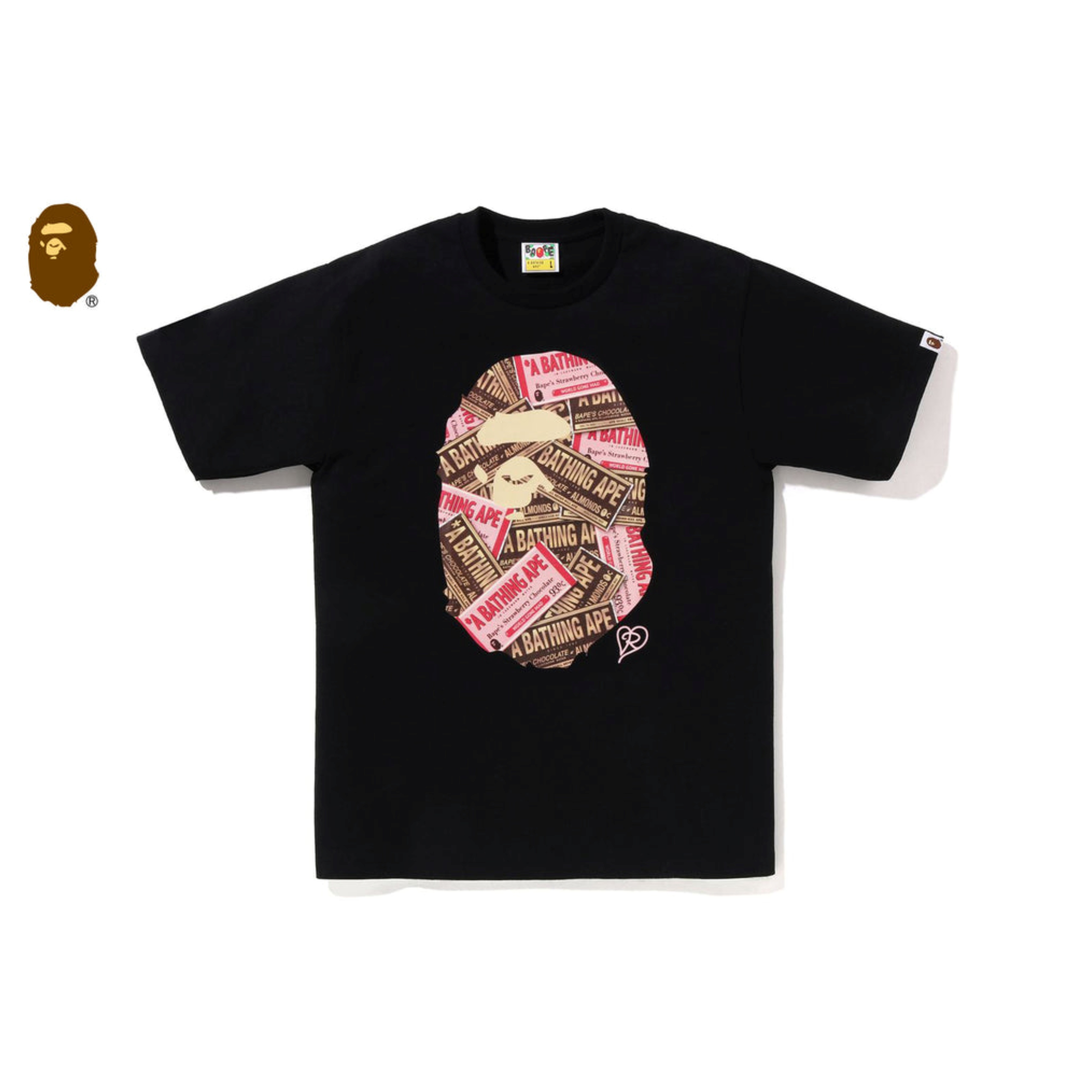 2026SS A BATHING APE BAPE CHOCOLATE APE HEAD TEE 情人節 限定 巧克力 大頭 短T 現貨 1M20110009