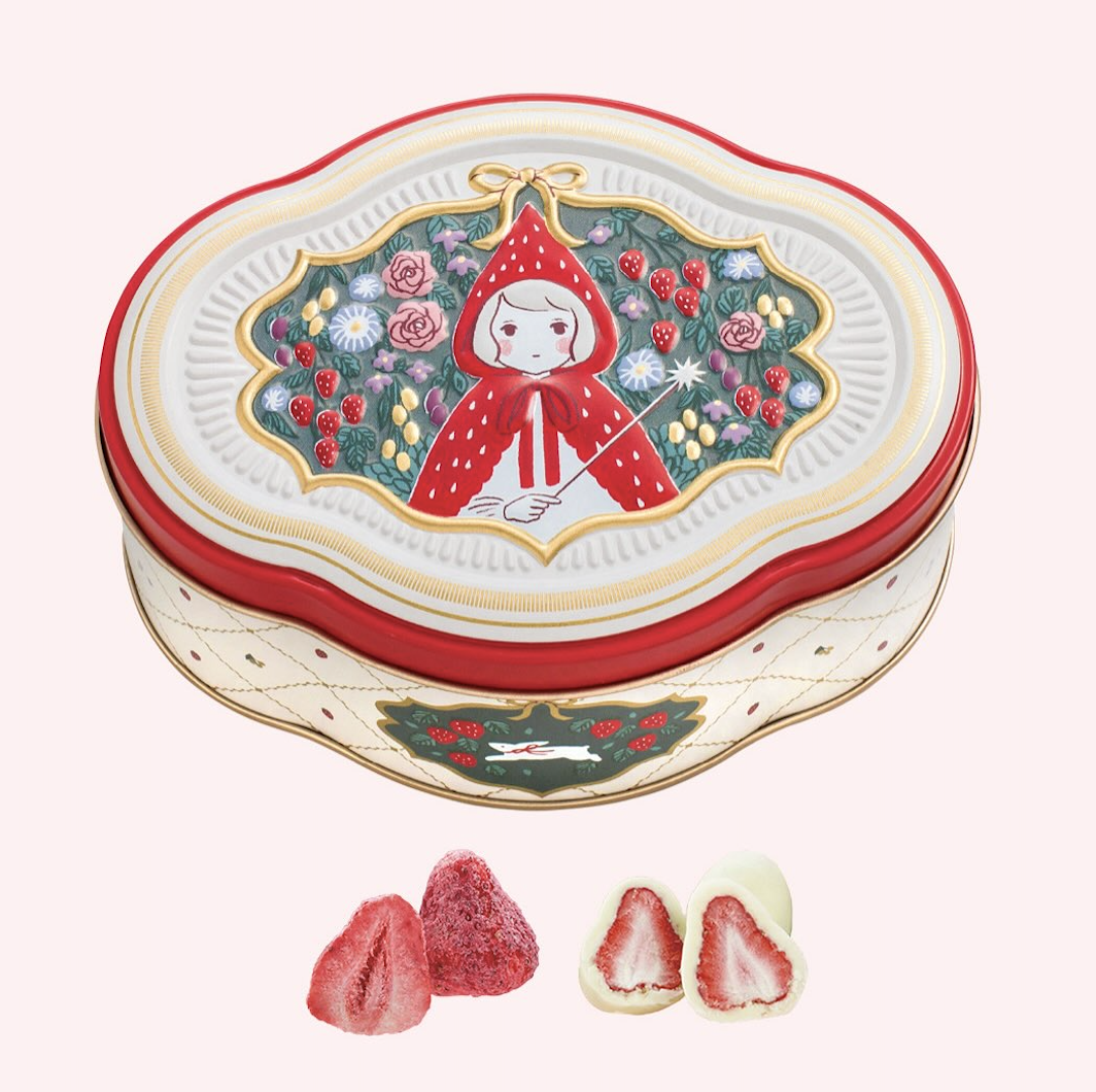 【現貨】草莓の日 魔法鐵盒朱古力草莓